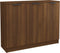 vidaXL - Dressoir - 90,5x30x70 - cm - bewerkt - hout - bruin - eikenkleur