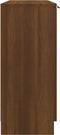 vidaXL - Dressoir - 90,5x30x70 - cm - bewerkt - hout - bruin - eikenkleur