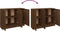 vidaXL - Dressoir - 90,5x30x70 - cm - bewerkt - hout - bruin - eikenkleur