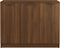 vidaXL - Dressoir - 90,5x30x70 - cm - bewerkt - hout - bruin - eikenkleur