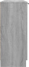 vidaXL - Dressoir - 90,5x30x70 - cm - bewerkt - hout - grijs - sonoma - eikenkleurig