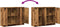 vidaXL - Dressoir - 90,5x30x70 - cm - bewerkt - hout - oud - houtkleurig