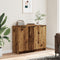 vidaXL - Dressoir - 90,5x30x70 - cm - bewerkt - hout - oud - houtkleurig