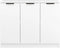 vidaXL - Dressoir - 90,5x30x70 - cm - bewerkt - hout - wit