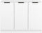 vidaXL - Dressoir - 90,5x30x70 - cm - bewerkt - hout - wit