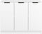 vidaXL - Dressoir - 90,5x30x70 - cm - bewerkt - hout - wit