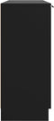 vidaXL - Dressoir - 90,5x30x70 - cm - bewerkt - hout - zwart