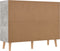vidaXL - Dressoir - 90x30x72 - cm - bewerkt - hout - betongrijs