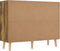 vidaXL - Dressoir - 90x30x72 - cm - bewerkt - hout - gerookt - eikenkleurig