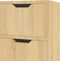 vidaXL - Dressoir - 90x30x72 - cm - bewerkt - hout - sonoma - eikenkleurig