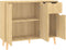 vidaXL - Dressoir - 90x30x72 - cm - bewerkt - hout - sonoma - eikenkleurig