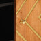 vidaXL - Dressoir - 90x33,5x75 - cm - massief - mangohout - bruin - en - zwart