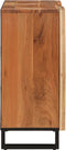 vidaXL - Dressoir - 90x34x75 - cm - massief - acaciahout