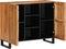 vidaXL - Dressoir - 90x34x75 - cm - massief - acaciahout