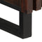 vidaXL - Dressoir - 90x34x75 - cm - massief - mangohout - bruin