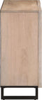 vidaXL - Dressoir - 90x34x75 - cm - massief - mangohout