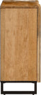 vidaXL - Dressoir - 90x34x75 - cm - massief - ruw - mangohout