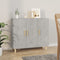 vidaXL - Dressoir - 90x34x80 - cm - bewerkt - hout - betongrijs