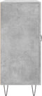 vidaXL - Dressoir - 90x34x80 - cm - bewerkt - hout - betongrijs