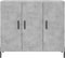 vidaXL - Dressoir - 90x34x80 - cm - bewerkt - hout - betongrijs