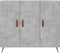 vidaXL - Dressoir - 90x34x80 - cm - bewerkt - hout - betongrijs