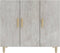 vidaXL - Dressoir - 90x34x80 - cm - bewerkt - hout - betongrijs