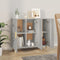vidaXL - Dressoir - 90x34x80 - cm - bewerkt - hout - betongrijs
