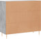 vidaXL - Dressoir - 90x34x80 - cm - bewerkt - hout - betongrijs