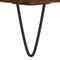 vidaXL - Dressoir - 90x34x80 - cm - bewerkt - hout - bruin - eikenkleur