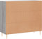 vidaXL - Dressoir - 90x34x80 - cm - bewerkt - hout - grijs - sonoma - eikenkleurig