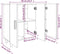 vidaXL - Dressoir - 90x34x80 - cm - bewerkt - hout - grijs - sonoma - eikenkleurig
