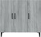 vidaXL - Dressoir - 90x34x80 - cm - bewerkt - hout - grijs - sonoma - eikenkleurig