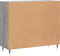 vidaXL - Dressoir - 90x34x80 - cm - bewerkt - hout - grijs - sonoma - eikenkleurig
