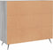 vidaXL - Dressoir - 90x34x80 - cm - bewerkt - hout - grijs - sonoma - eikenkleurig