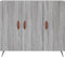 vidaXL - Dressoir - 90x34x80 - cm - bewerkt - hout - grijs - sonoma - eikenkleurig