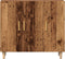 vidaXL - Dressoir - 90x34x80 - cm - bewerkt - hout - oud - houtkleurig