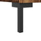 vidaXL - Dressoir - 90x34x80 - cm - bewerkt - hout - oud - houtkleurig