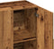 vidaXL - Dressoir - 90x34x80 - cm - bewerkt - hout - oud - houtkleurig