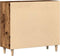 vidaXL - Dressoir - 90x34x80 - cm - bewerkt - hout - oud - houtkleurig