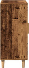 vidaXL - Dressoir - 90x34x80 - cm - bewerkt - hout - oud - houtkleurig
