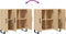 vidaXL - Dressoir - 90x34x80 - cm - bewerkt - hout - sonoma - eikenkleurig
