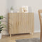 vidaXL - Dressoir - 90x34x80 - cm - bewerkt - hout - sonoma - eikenkleurig