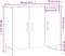 vidaXL - Dressoir - 90x34x80 - cm - bewerkt - hout - sonoma - eikenkleurig