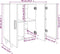 vidaXL - Dressoir - 90x34x80 - cm - bewerkt - hout - sonoma - eikenkleurig
