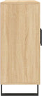 vidaXL - Dressoir - 90x34x80 - cm - bewerkt - hout - sonoma - eikenkleurig