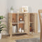 vidaXL - Dressoir - 90x34x80 - cm - bewerkt - hout - sonoma - eikenkleurig