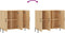 vidaXL - Dressoir - 90x34x80 - cm - bewerkt - hout - sonoma - eikenkleurig