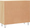 vidaXL - Dressoir - 90x34x80 - cm - bewerkt - hout - sonoma - eikenkleurig