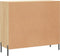 vidaXL - Dressoir - 90x34x80 - cm - bewerkt - hout - sonoma - eikenkleurig