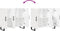 vidaXL - Dressoir - 90x34x80 - cm - bewerkt - hout - wit
